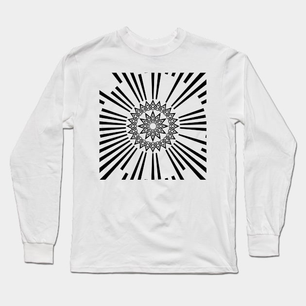 Starry mandala Long Sleeve T-Shirt by Gaspar Avila